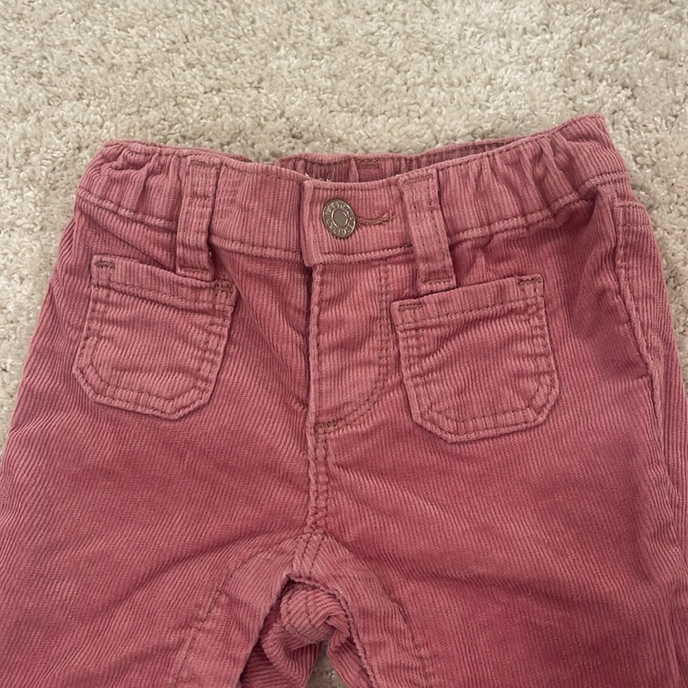 Pink Corduroy Flare Pants 3-6 Months - Picture 4 of 8